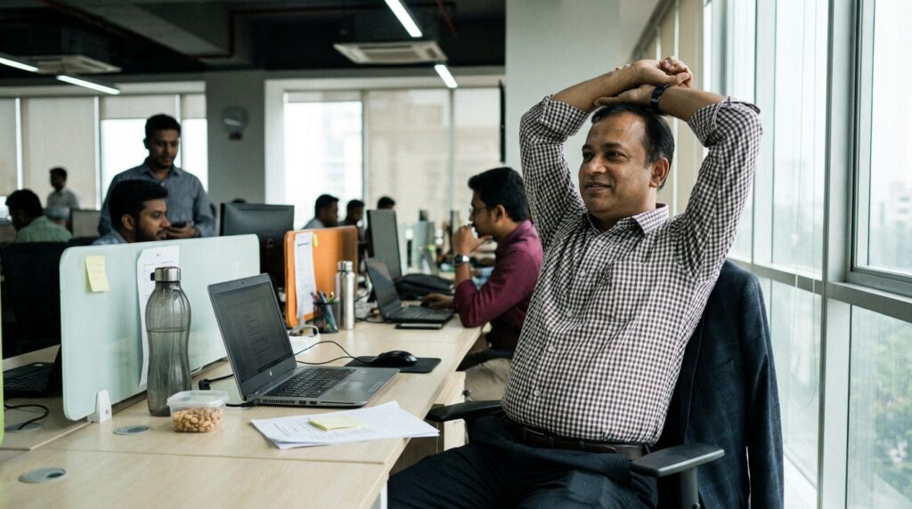 কর্মব্যস্ত জীবনে এনার্জি ধরে রাখার বাস্তব গাইড: অফিস পেশাজীবীদের জন্য দৈনিক ওয়েলনেস রুটিন