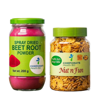 Corporate Wellness Pack| Beetroot Powder + Nut n Fun | বিটরুট পাউডার + বাদাম + নারিকেল চিড়া combo
